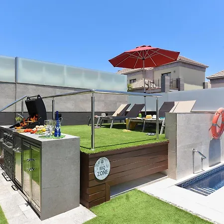 Meloneras Deluxe Luxury Retreat In Gran Canaria Private Heated Pool Garden Terrace Bbq Fitness Walking Distance Of Meloneras, * Las Palmas de Gran Canaria