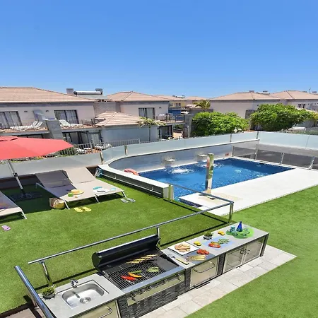 Meloneras Deluxe Luxury Retreat In Gran Canaria Private Heated Pool Garden Terrace Bbq Fitness Walking Distance Of Meloneras,